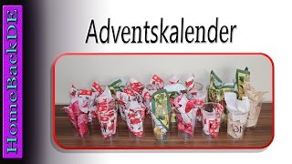 Adventskalender selber basteln Plastikbecher  Bastelanleitung von HomeBackDE [upl. by Laufer]