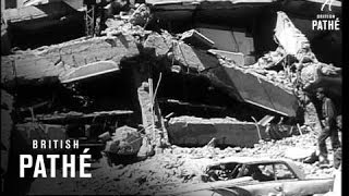 Earthquake Hits Yugoslav City Of Skopje 1963 [upl. by Attekram39]