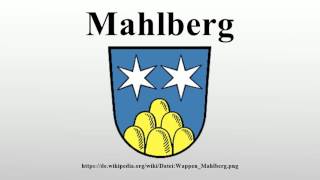 Mahlberg [upl. by Leirum]