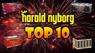 FYRVÆRKERI 20222023  TOP 10 OVER HARALD NYBORGS FYRVÆRKERI [upl. by Nana]