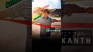 SRIKANTH TRAILER REVIEW😍 RAJKUMMAR RAO shorts bollywood [upl. by Eened]