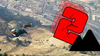 GTA  EPIC FAILS 20  Caidas en montaña a camara lenta  2 [upl. by Lowry164]