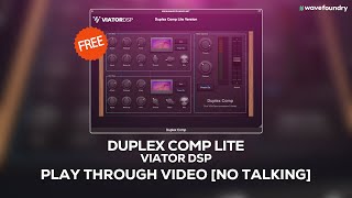 Viator DSP Duplex Comp Lite  Playthrough Video No Talking [upl. by Odrude]