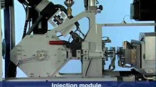 Battenfeld Microsystem 50  Micro Injection Moulding Production CellMPG [upl. by Evaleen]