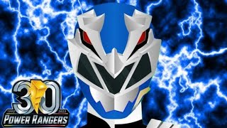 Power Rangers Cosmic Fury  All Blue Ranger Morphs  Hasbro Superheroes [upl. by Lipps]