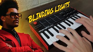 The Weeknd  Blinding Lights  AKAI MPK MINI MK3 COVER [upl. by Neely]