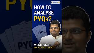 Smart PYQ technique to crack UPSC Prelims 2025❓Akash Kadam AIR 78 IFoS upsc shorts [upl. by Moth]