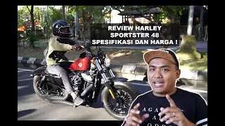 REVIEW HARLEY SPORTSTER 48 SPESIFIKASI DAN HARGA BALI [upl. by Bendix]