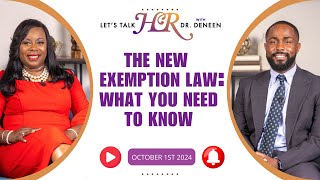 The New Exemption Law What You Need To Know  Guest  Malik Luckett Attorney Fisher Phillips [upl. by Killigrew828]