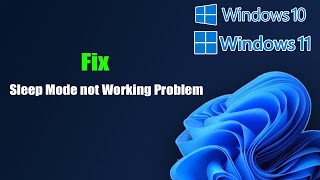 Fix Windows 11 Sleep Mode not Working Problem [upl. by Anigroeg]