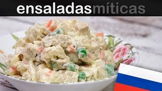 LA ENSALADA RUSA QUE COMEN EN RUSIA  Las ensaladas más famosas del mundo [upl. by Conall]