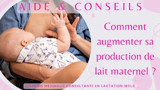 Comment augmenter ma production en lait maternel [upl. by Velma882]