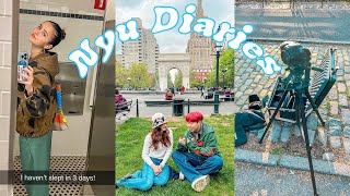 what a realistic friday at NYU is like 📽️🌀 vlog [upl. by Arno701]