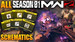 MW3 Zombies How To Unlock All Season 1 Schematics [upl. by Tobiah988]