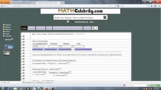 SimpleCompoundContinuous Interest Calculator [upl. by Tenrag]