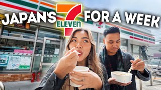 Everything We Ate at 7Eleven in Japan Convenience Store Food Haul 🍱🎌 [upl. by Atikahc]