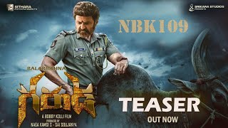 Garuda Balakrishna Trailer  NBK 109 Teaser  Balakrishna NBK109 Official Trailer  Bobby [upl. by Yrennalf]