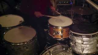 Rogers wood Dynasonic Vintage Rogers Big R wood 8quotX14quot snare drum [upl. by Josey]