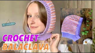 Balaclava crochet tutorial  Beginner friendly [upl. by Amerd]