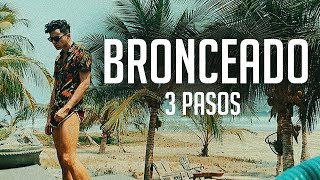 TUTORIAL BRONCEADO SIN SOL  3 PASOS  Diego Dom [upl. by Antipus]