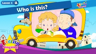 Lesson 5AWho is this  Who  Introducing  Cartoon Story  English Education  for kids [upl. by Nanette]