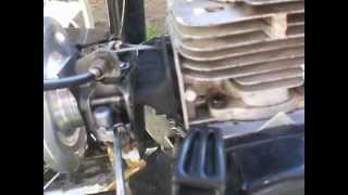 Gas scooter rebuild 2949cc goped type part 2 running [upl. by Landes]