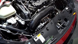 INSTALLING EVENTURI INLET amp EVENTURI INTAKE ON HONDA CIVIC TYPE R FK8 PART 2 [upl. by Braden526]