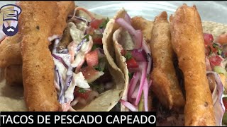 Tacos de pescado capeado [upl. by Towill]