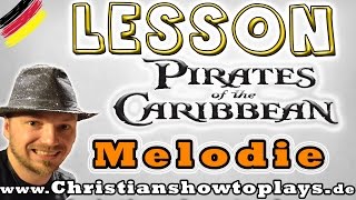 ★Pirates of the CaribbeanHe is a Pirate  E Gitarren Tutorial Deutsch TabsOverhead Cam★ [upl. by Clotilda]