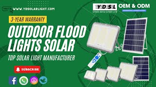 outdoor flood lights YDSL  Solar outdoor flood lights  LED outdoor solar flood lights [upl. by Illehs]