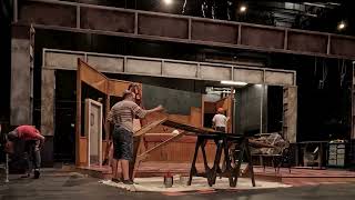 Guthrie Theater SWEAT Set LoadIn Timelapse [upl. by Kaazi]