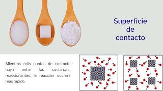 Video IV  Cinética Química Factores que afectan la reacción [upl. by Yoreel]