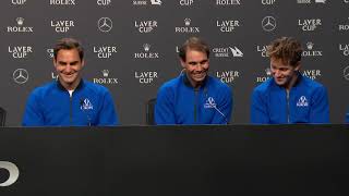 Team Europe FULL press conference ahead of Laver Cup [upl. by Rosel]