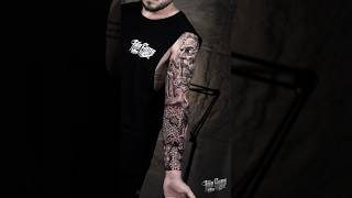 When a realism tattoo artist and a mandala master collide… on the same arm twogunstattoobali [upl. by Elliot]