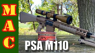 PSA Clone M110 rifle  This is crazy [upl. by Ddet]