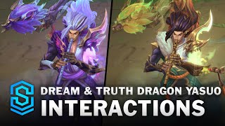 Dream amp Truth Dragon Yasuo Special Interactions [upl. by Irby310]