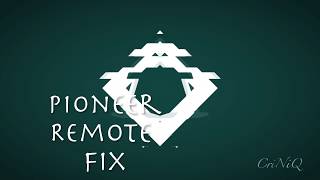 PIONEER REMOTE STOPPED WORKING Suddenly How to fix [upl. by Russell]