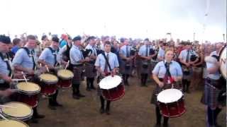 St Andrew’s Pipe and Drums Grade 2 Medley  Glengarry Highland Games 2022 [upl. by Doone]