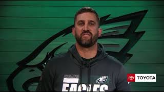 NICK SIRIANNI ON DALLAS GOEDERT PRODUCTION philadelphiaeagles [upl. by Breeze]