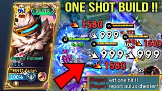 WTF DAMAGE TRY THIS NEW AULUS ONE SHOT BUILD AULUS BEST BUILD AND EMBLEM 2024 [upl. by Angela]