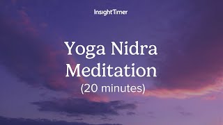 Guided Meditation  Yoga Nidra for Deep Sleep  Insight Timer [upl. by Nylorak]