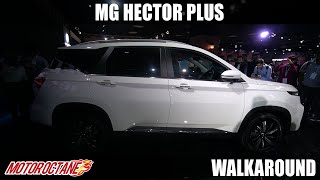 MG Hector Plus  XUV500 Competition  Auto Expo 2020  Hindi  Motoroctane [upl. by Ursula]