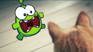 Om Nom und Katze  Om Nom  Moonbug Kids Deutsch [upl. by Aneelas]