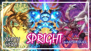 SPRIGHT RINGOWURM BYSTIAL COMBO RANKED GAMEPLAY YuGiOh Master Duel yugioh spright [upl. by Assirrec]