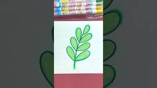 How to Draw Leaf  Leaf Simple Drawing  Leaf Drawing Tutorial  Easy Drawing For Beginners [upl. by Corina774]