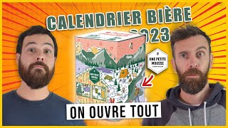 Calendrier bière Une Petite Mousse 2023 Unboxing [upl. by Dasteel451]