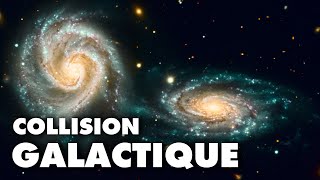 Collision galactique quand la voie lactée fusionnera avec Andromède [upl. by Breanne]