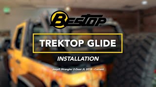 2Door JL Trektop Glide Installation [upl. by Ahseryt]