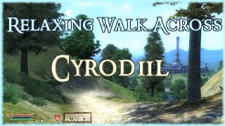 Relaxing Walk Across Cyrodiil  Ambient Music and Sounds Oblivion [upl. by Enelyam]