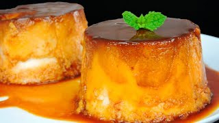 FLAN DE HUEVO Y NATA receta de flan casero [upl. by Ahsei]